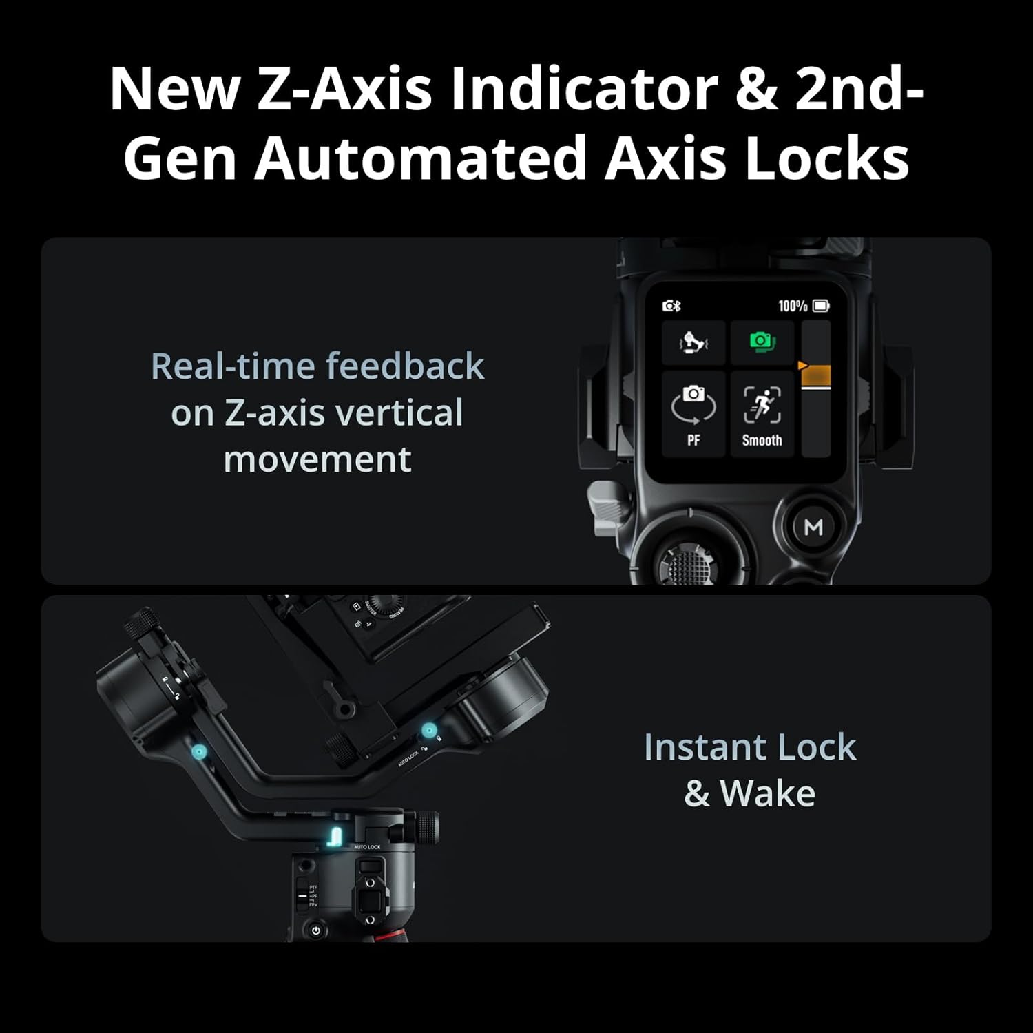 DJI RS 5 Camera Gimbal Stabilizer – Canon / Sony / Nikon / Fujifilm